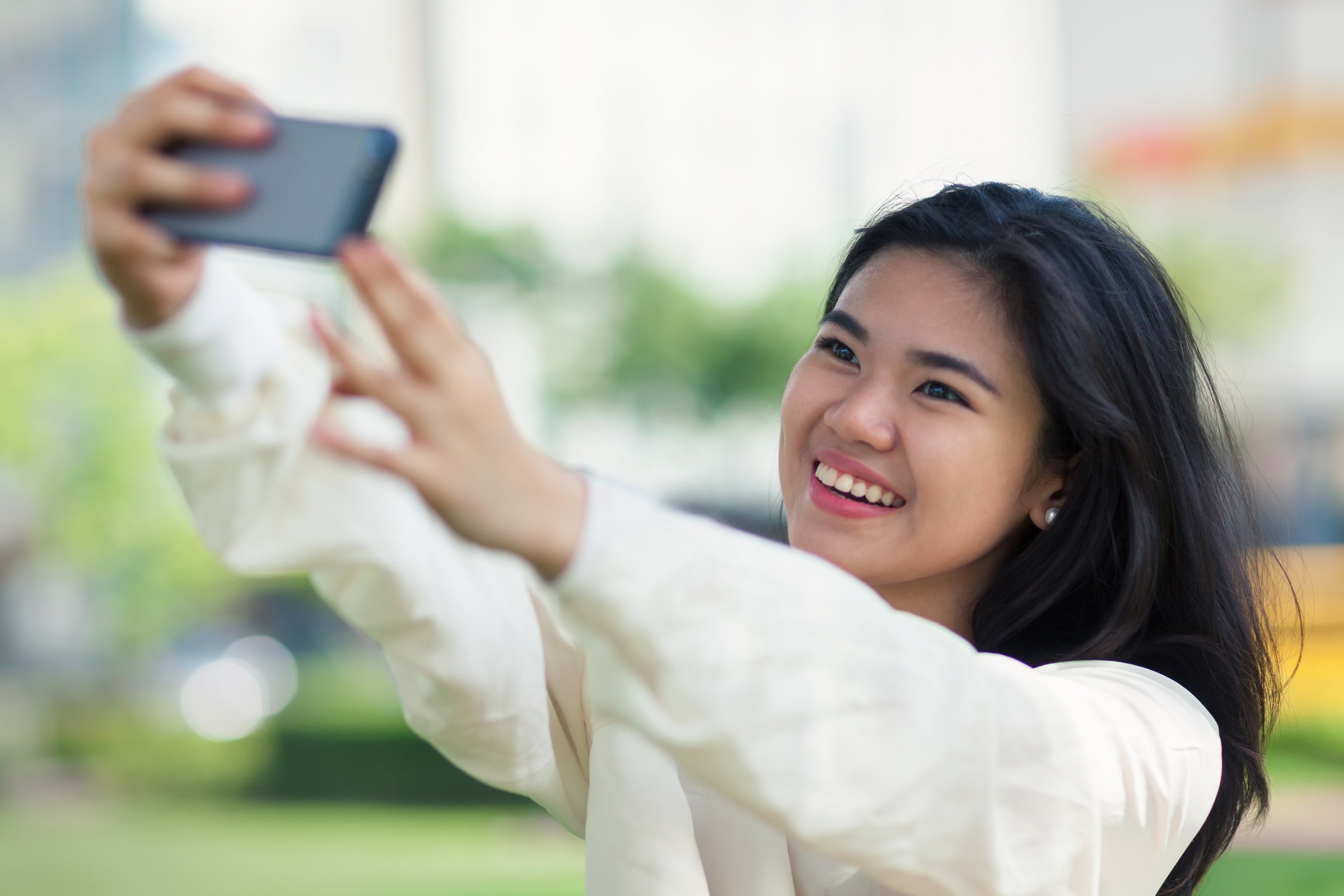 smiling Chinese girl